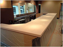 集成材カウンター