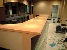 集成材カウンター