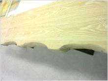 集成材カウンター