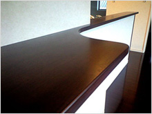 集成材カウンター