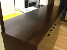 集成材カウンター