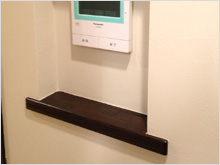 集成材カウンター